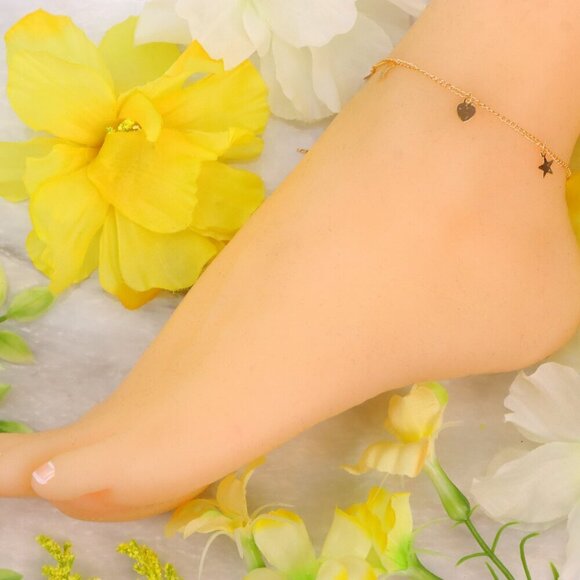 "Minimalist Anklet, Sleek & Modern Design, Women’s Fashion, YC110238-A - Picture 8 of 10